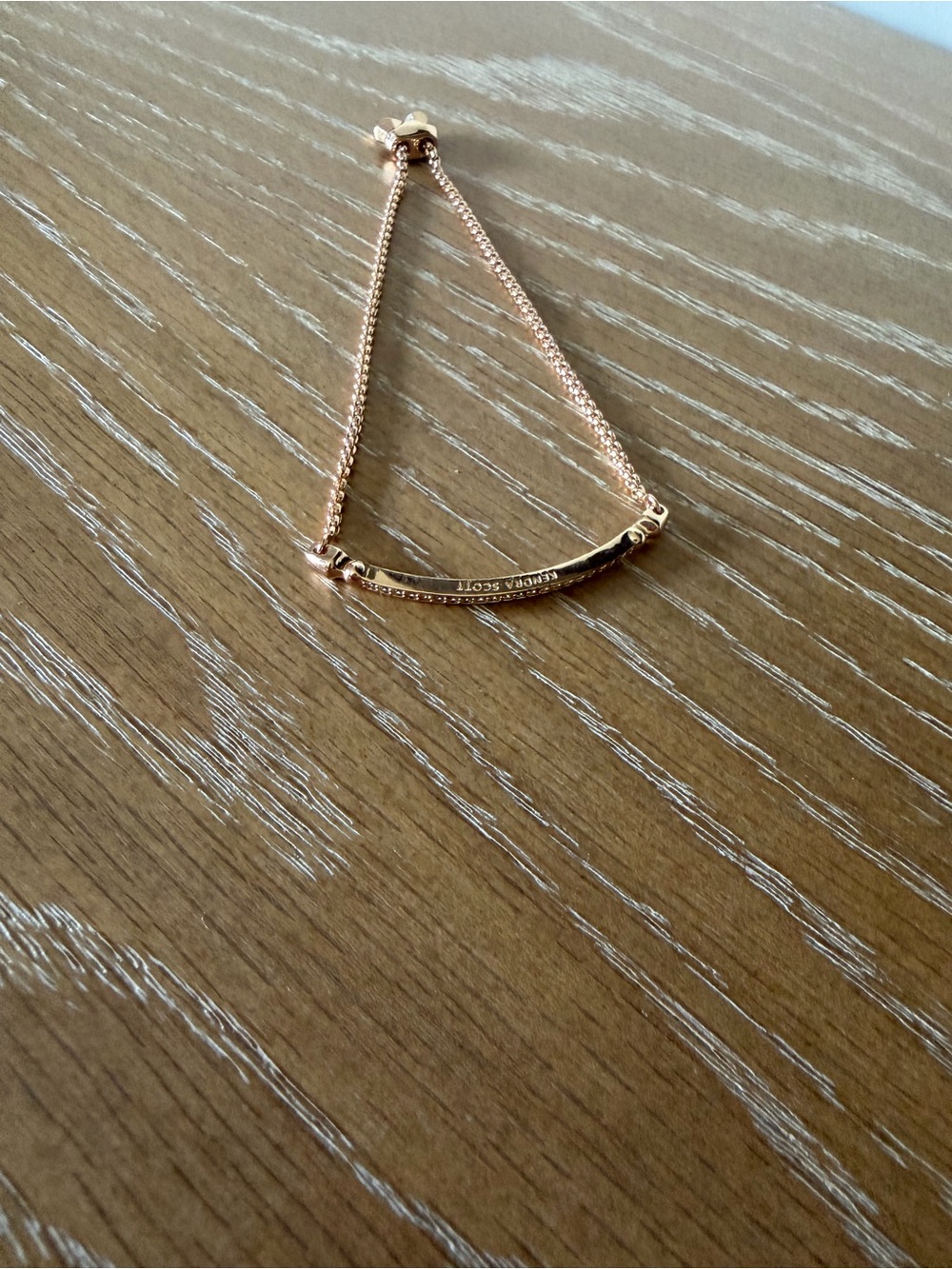 Kendra Scott Ott Rose Gold Sliding Bar Bracelet